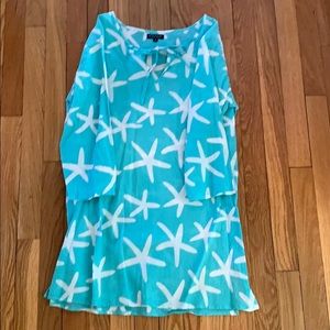 Henna swim cover up